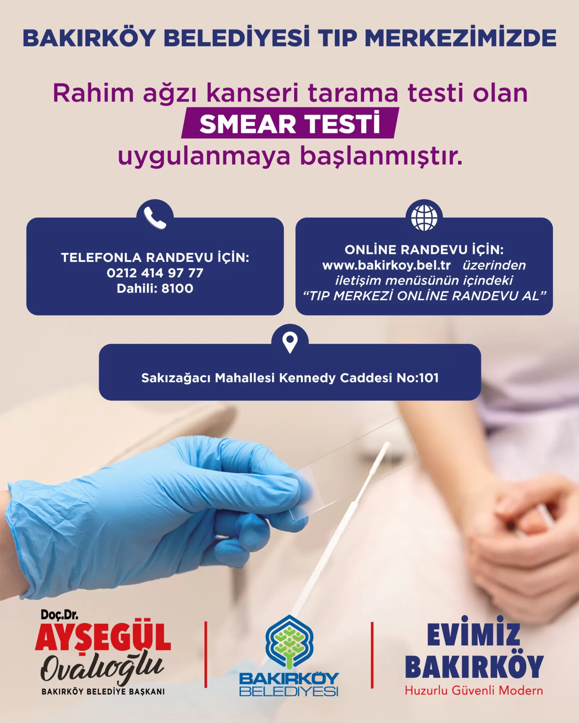 BAKIRKÖY BELEDİYESİ’NDEN KADIN SAĞLIĞI İÇİN ÖNEMLİ UYGULAMA