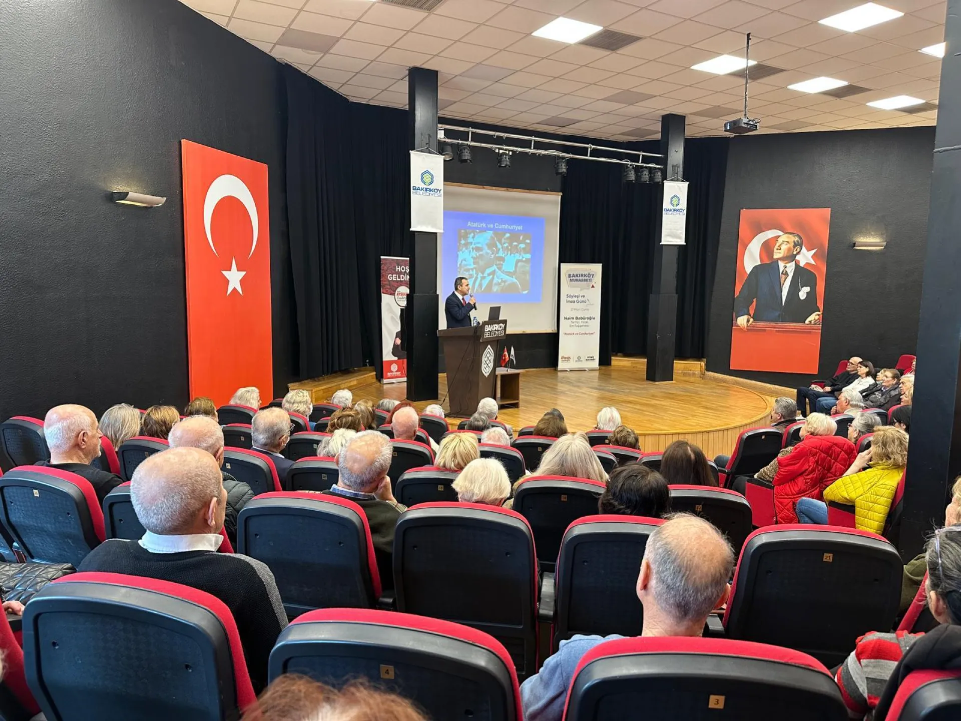 NAİM BABÜROĞLU BAKIRKÖYLÜLERLE BULUŞTU