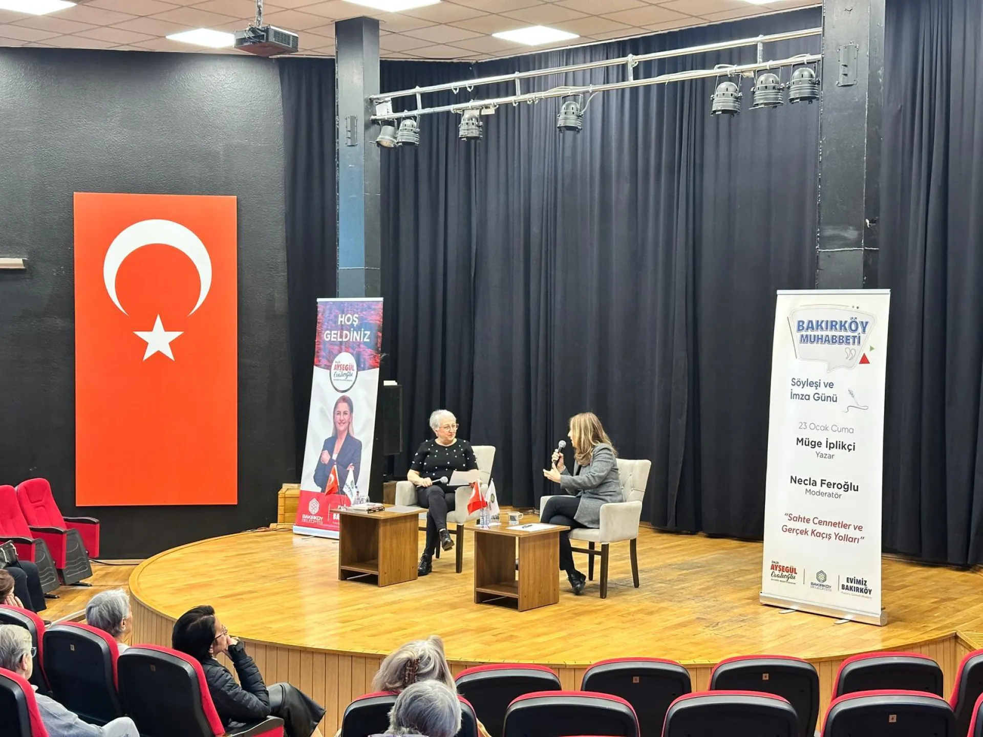 BAKIRKÖY MUHABBETİ’NİN BU HAFTAKİ KONUĞU MÜGE İPLİKÇİ OLDU