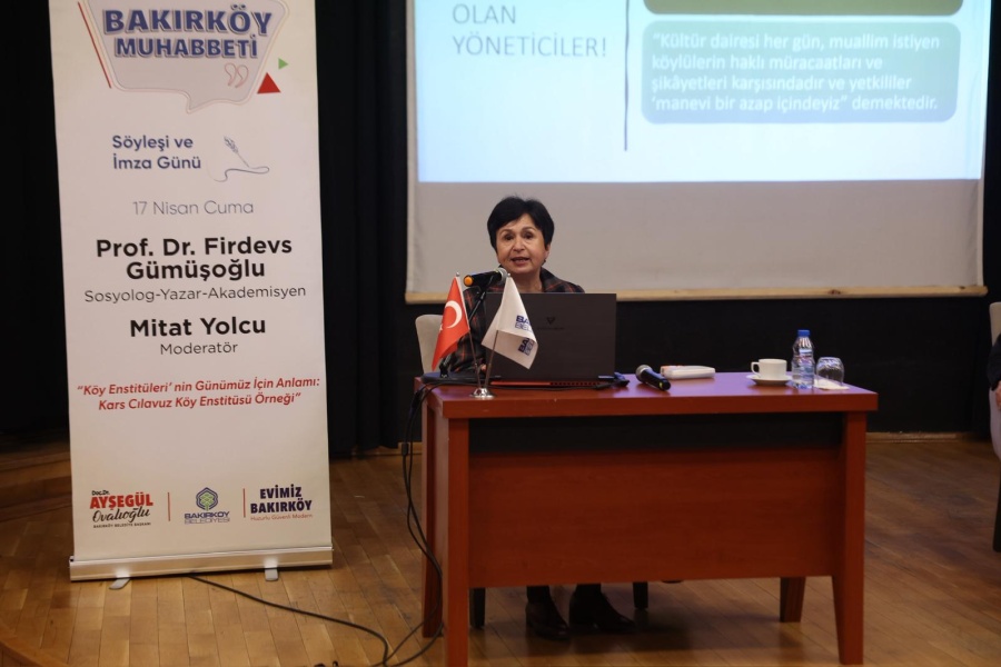 BAKIRKÖY MUHABBETİ’NDE KÖY ENSTİTÜLERİ KONUŞULDU