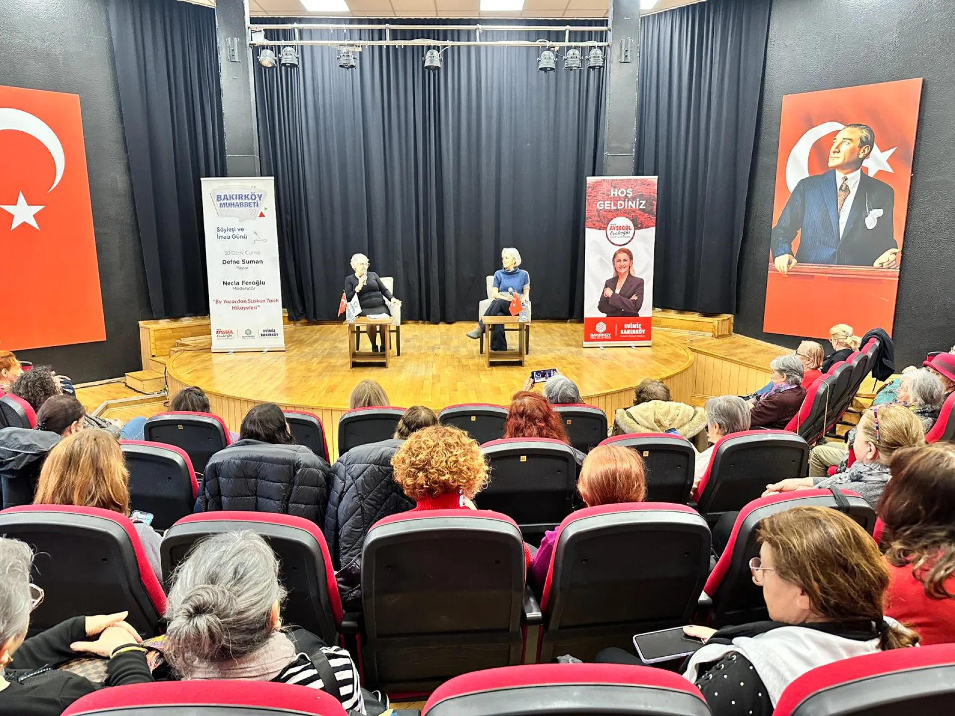 BAKIRKÖY MUHABBETİ’NİN BU HAFTAKİ KONUĞU DEFNE SUMAN OLDU