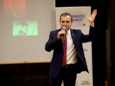 NAİM BABÜROĞLU BAKIRKÖYLÜLERLE BULUŞTU