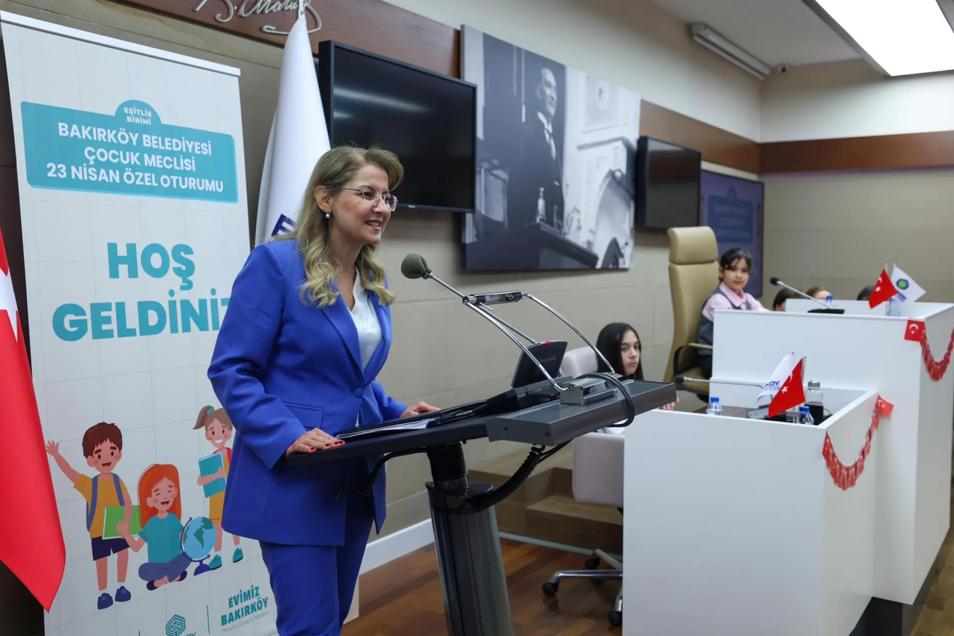 BAKIRKÖY BELEDİYESİ ÇOCUK MECLİSİ’NDEN 23 NİSAN ÖZEL OTURUMU