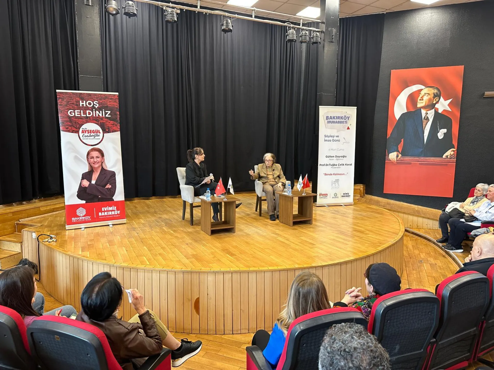 GÜLTEN DAYIOĞLU BAKIRKÖYLÜLERLE BULUŞTU