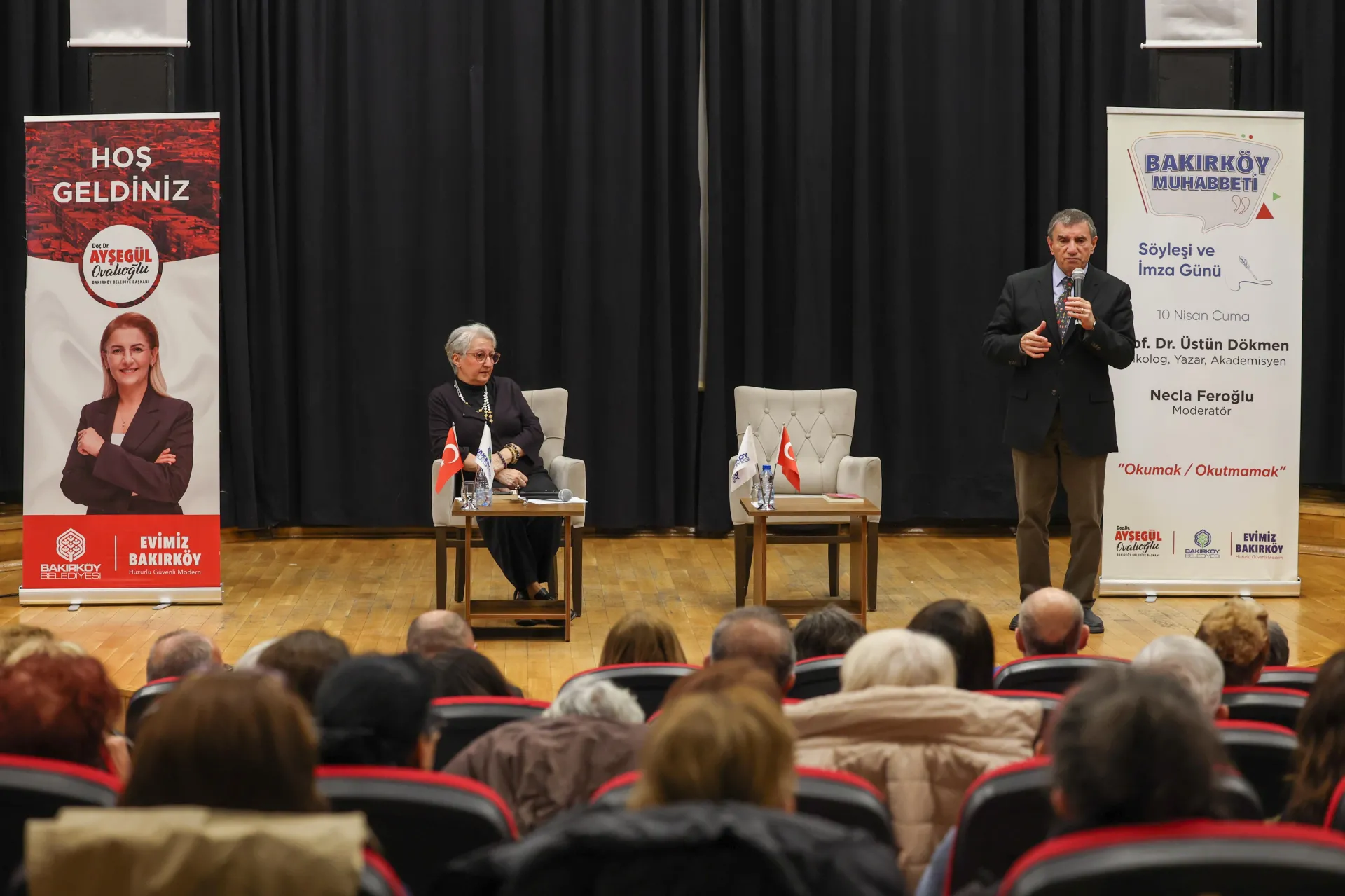 ÜSTÜN DÖKMEN BAKIRKÖYLÜLERLE BULUŞTU