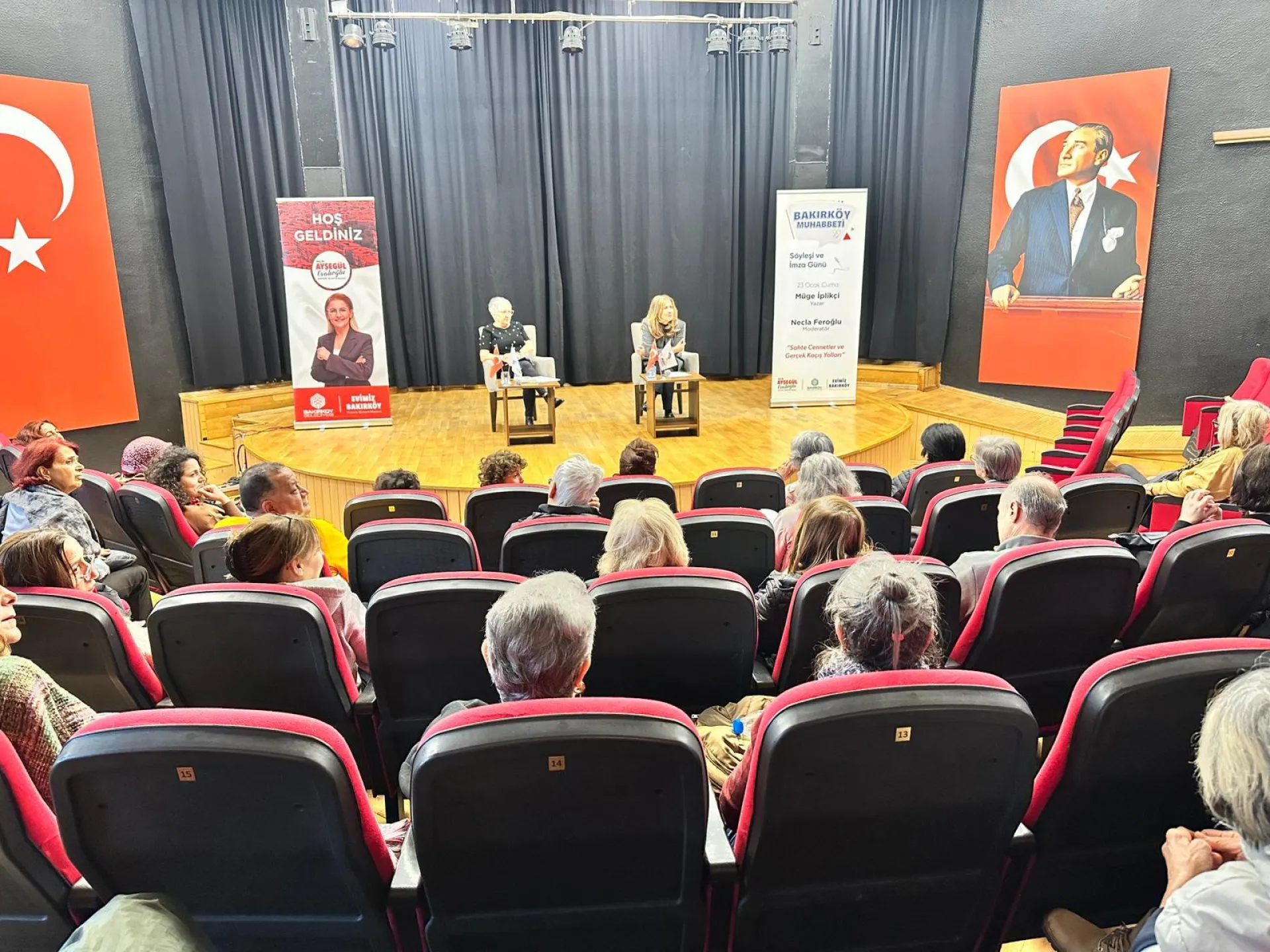 BAKIRKÖY MUHABBETİ’NİN BU HAFTAKİ KONUĞU MÜGE İPLİKÇİ OLDU