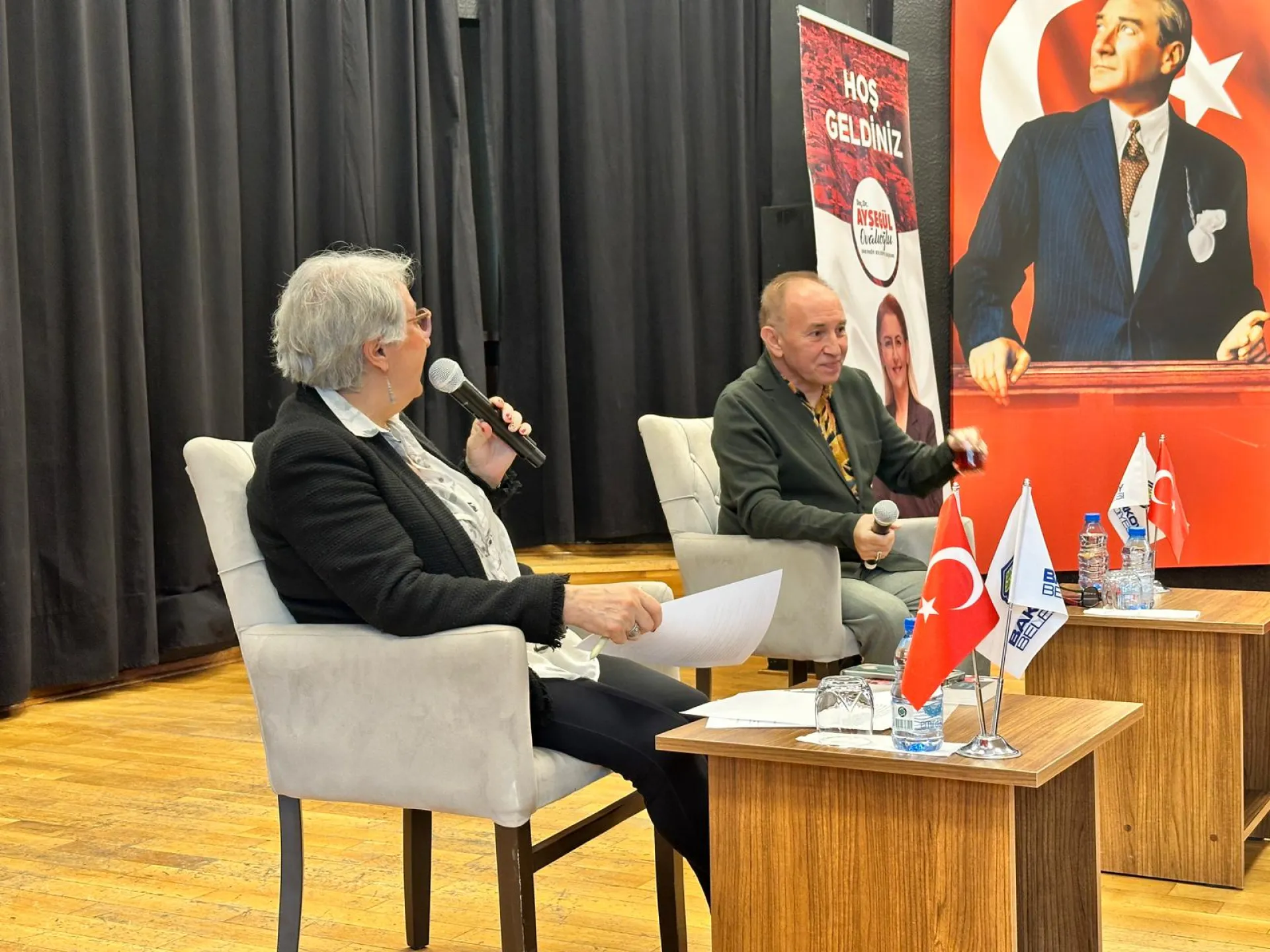 YAZAR VE YÖNETMEN ÖZEN YULA BAKIRKÖYLÜLERLE BULUŞTU