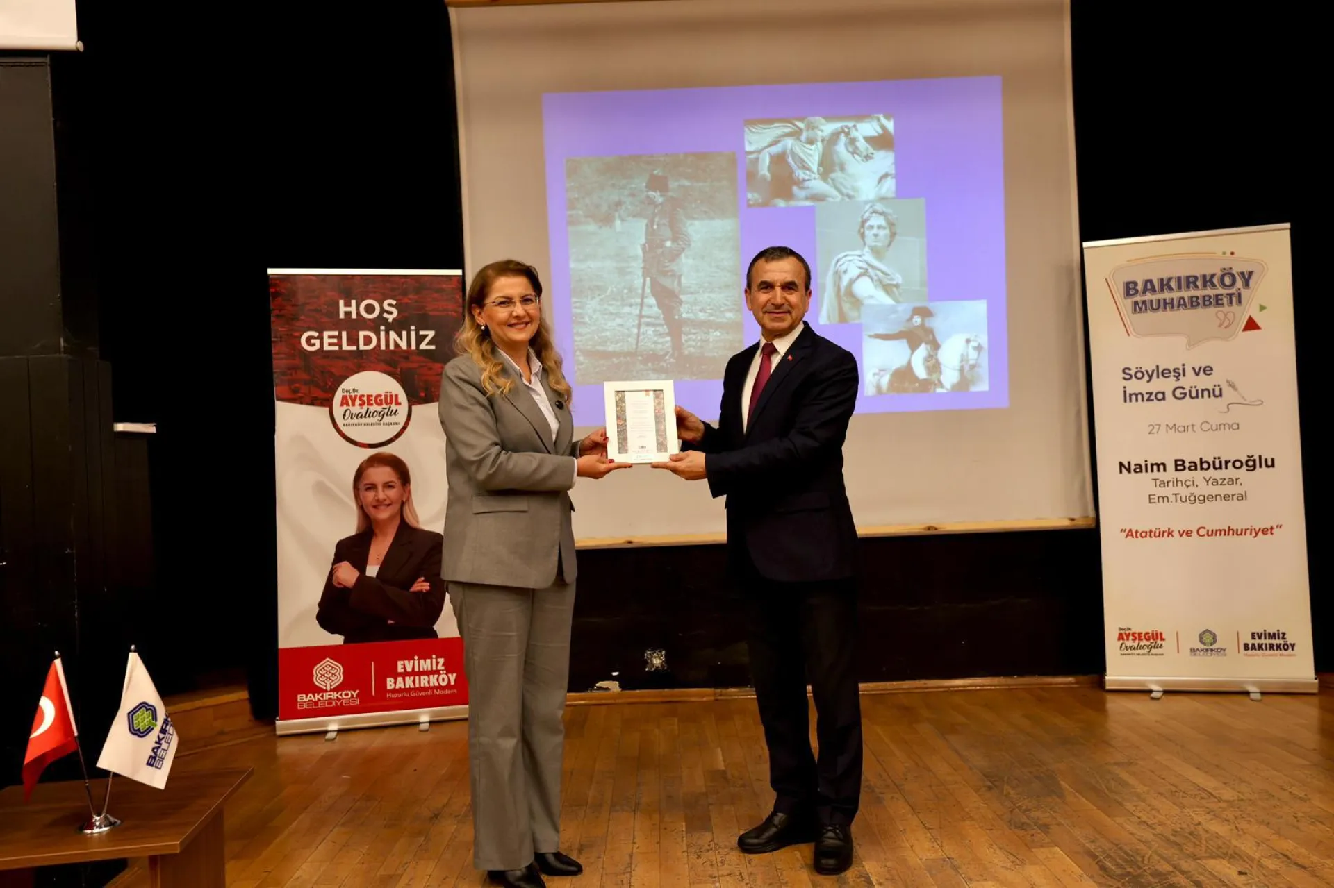 NAİM BABÜROĞLU BAKIRKÖYLÜLERLE BULUŞTU