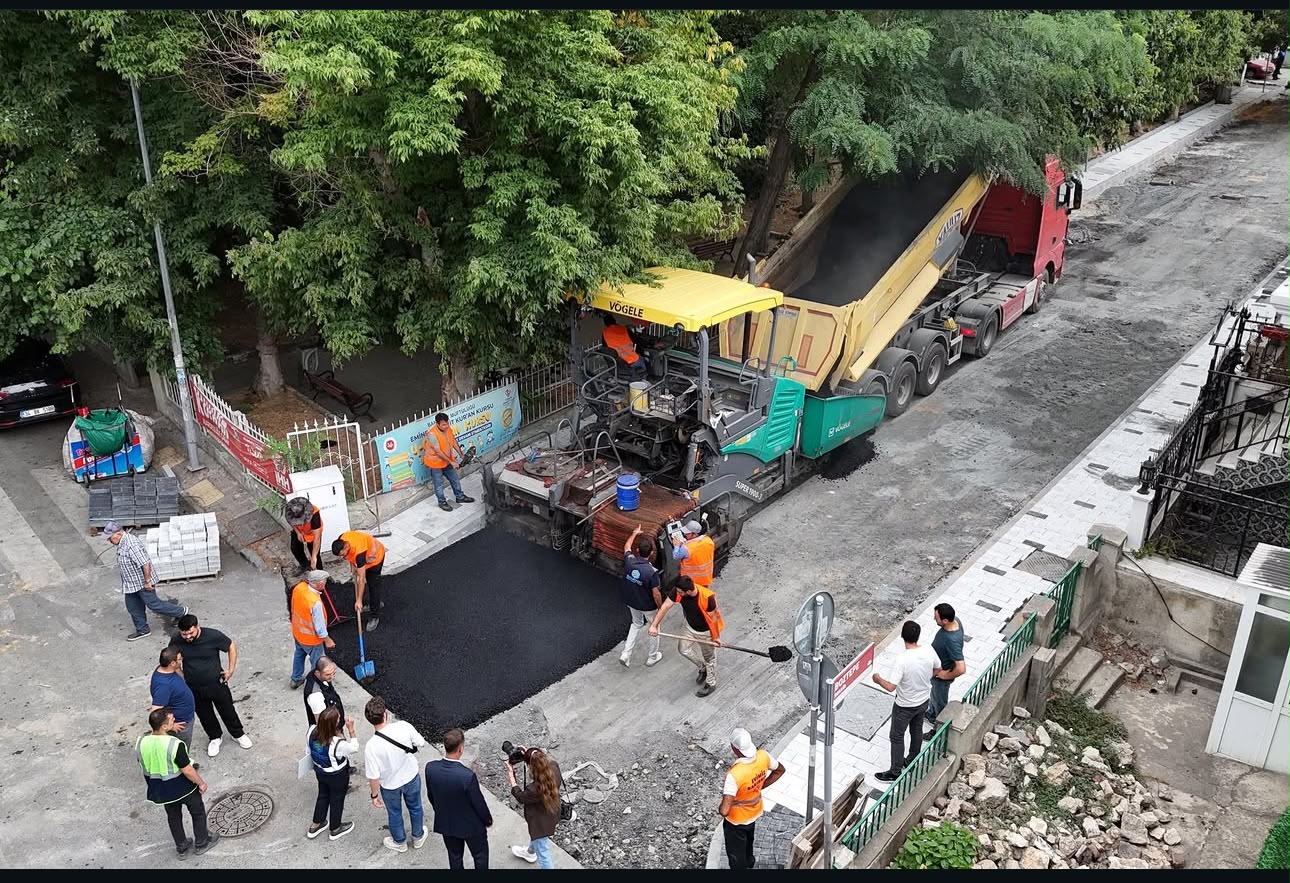 Boztepe Sokak Kaldırım ve yol çalışması