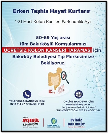 41 Vatandaşımıza Kolon Kanseri Taraması Yapıldı