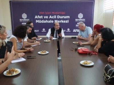 BAKIRKÖY’DE MUHTARLARLA DEPREM HAZIRLIK TOPLANTISI