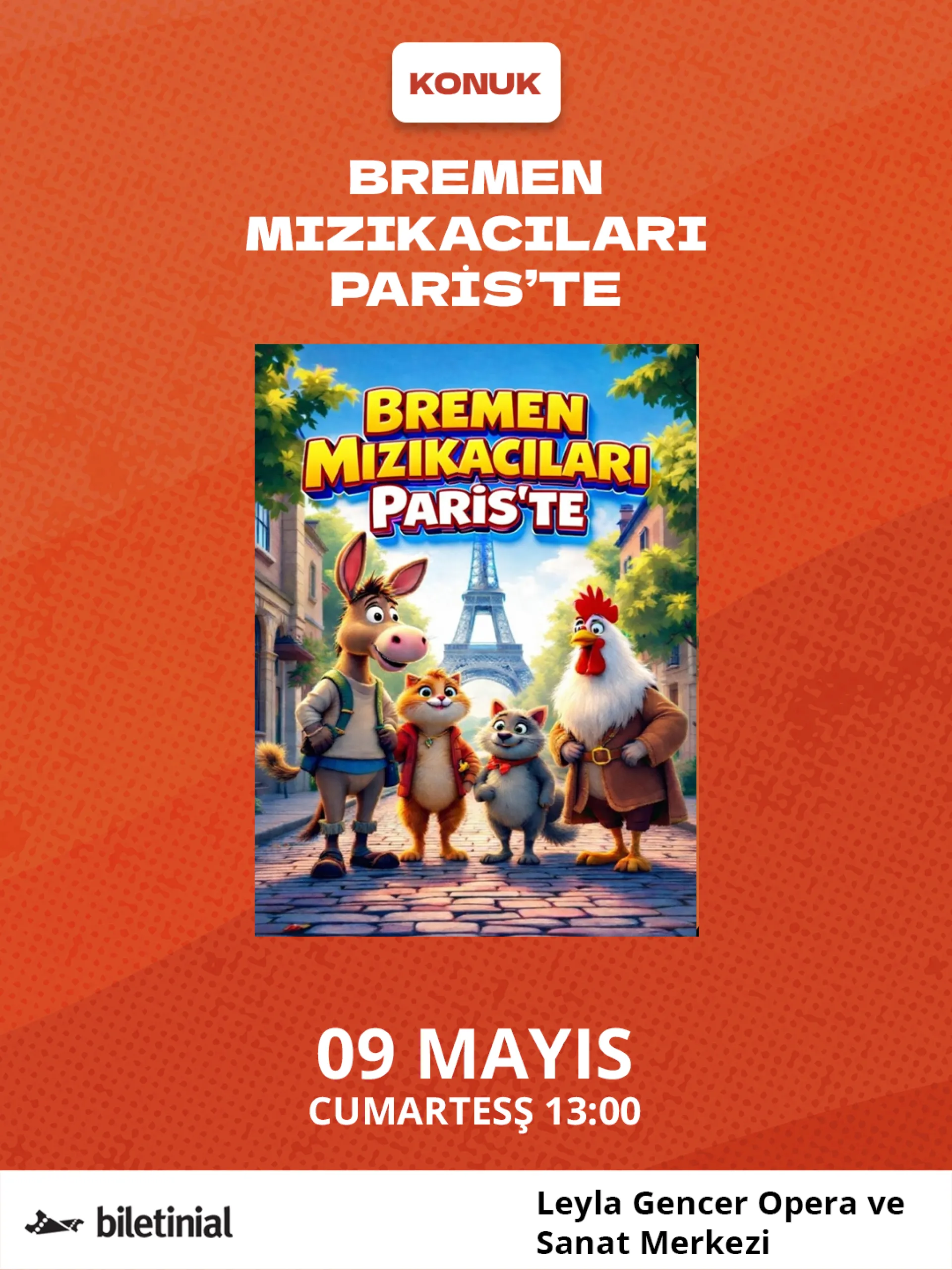 BREMEN MIZIKACILARI PARİS'TE