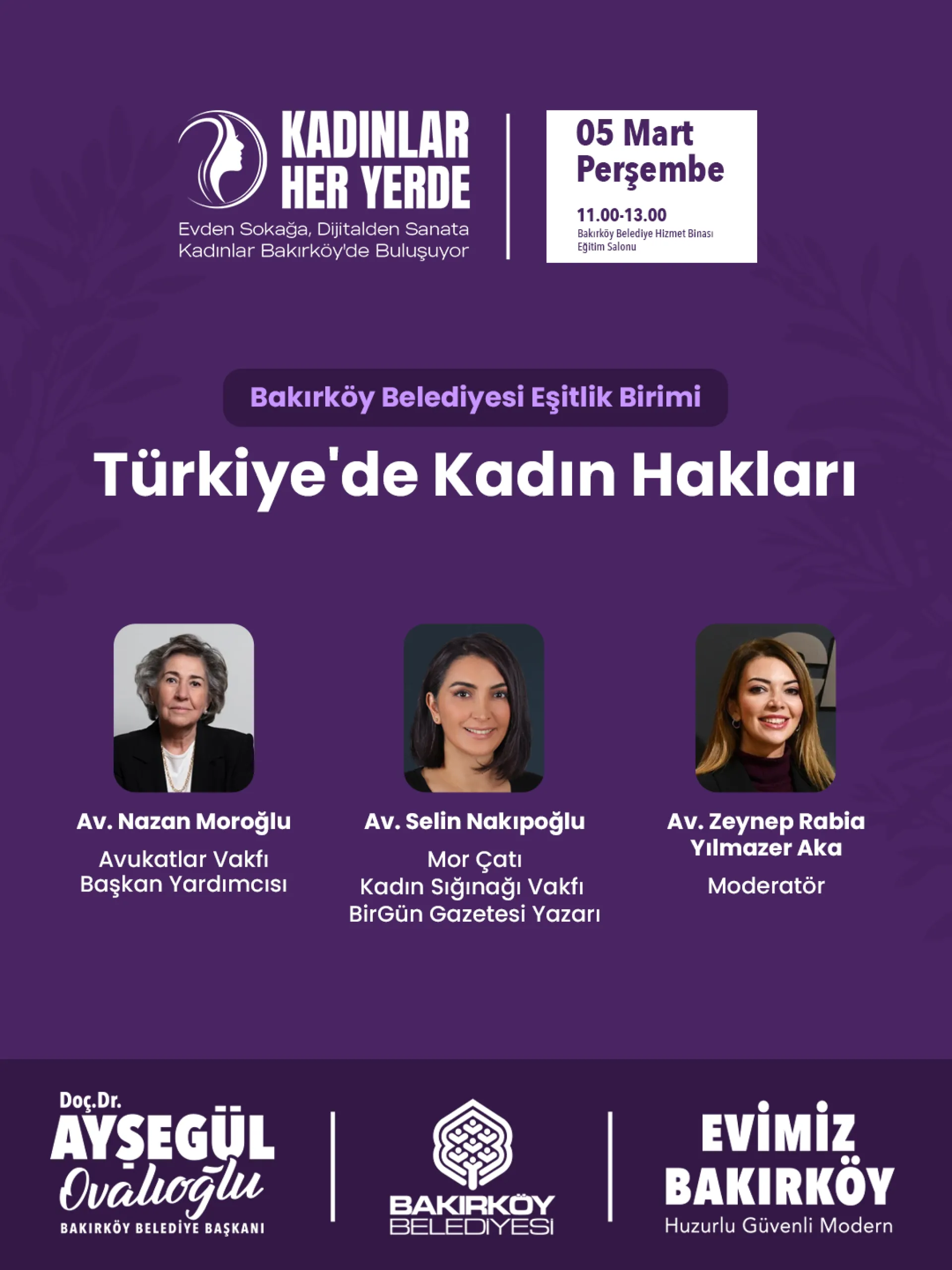 TÜRKİYE'DE KADIN HAKLARI