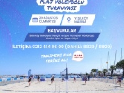 BAKIRKÖY’DE ZAFER BAYRAMI COŞKUSU PLAJ VOLEYBOLU VE KONSERLE YAŞANACAK