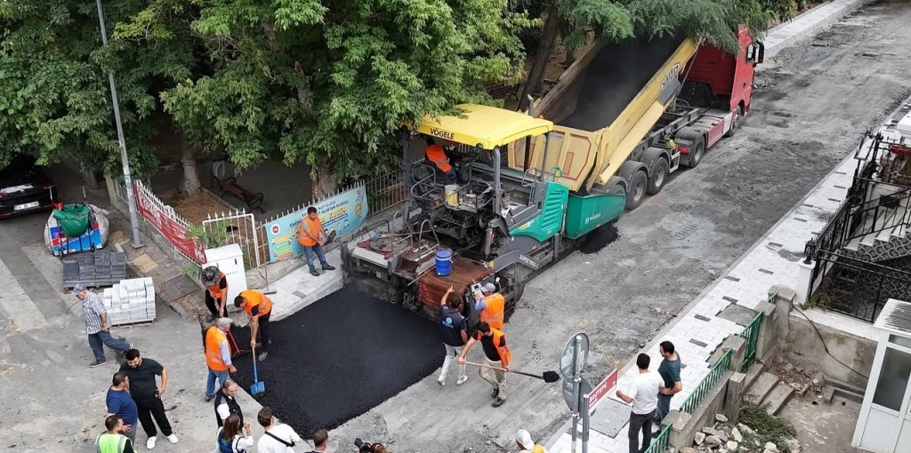 Boztepe Sokak Kaldırım ve yol çalışması