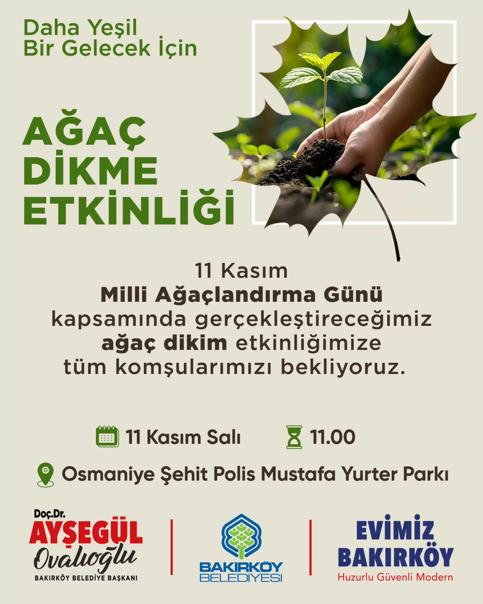 11 Kasım Milli Ağaçlandırma Günü