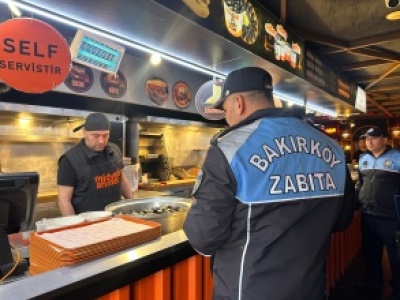 BAKIRKÖY ZABITASINDAN YİYECEK İÇECEK İŞLETMELERİNE SIKI DENETİM