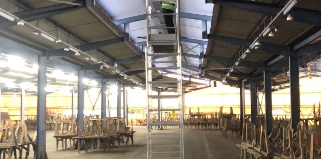 Yeşilköy Pazar Alanı Elektrik Altyapısı Yenilendi.