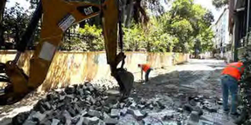 Karacaoğlan Sokak'ta Üstyapı Yenilemesi