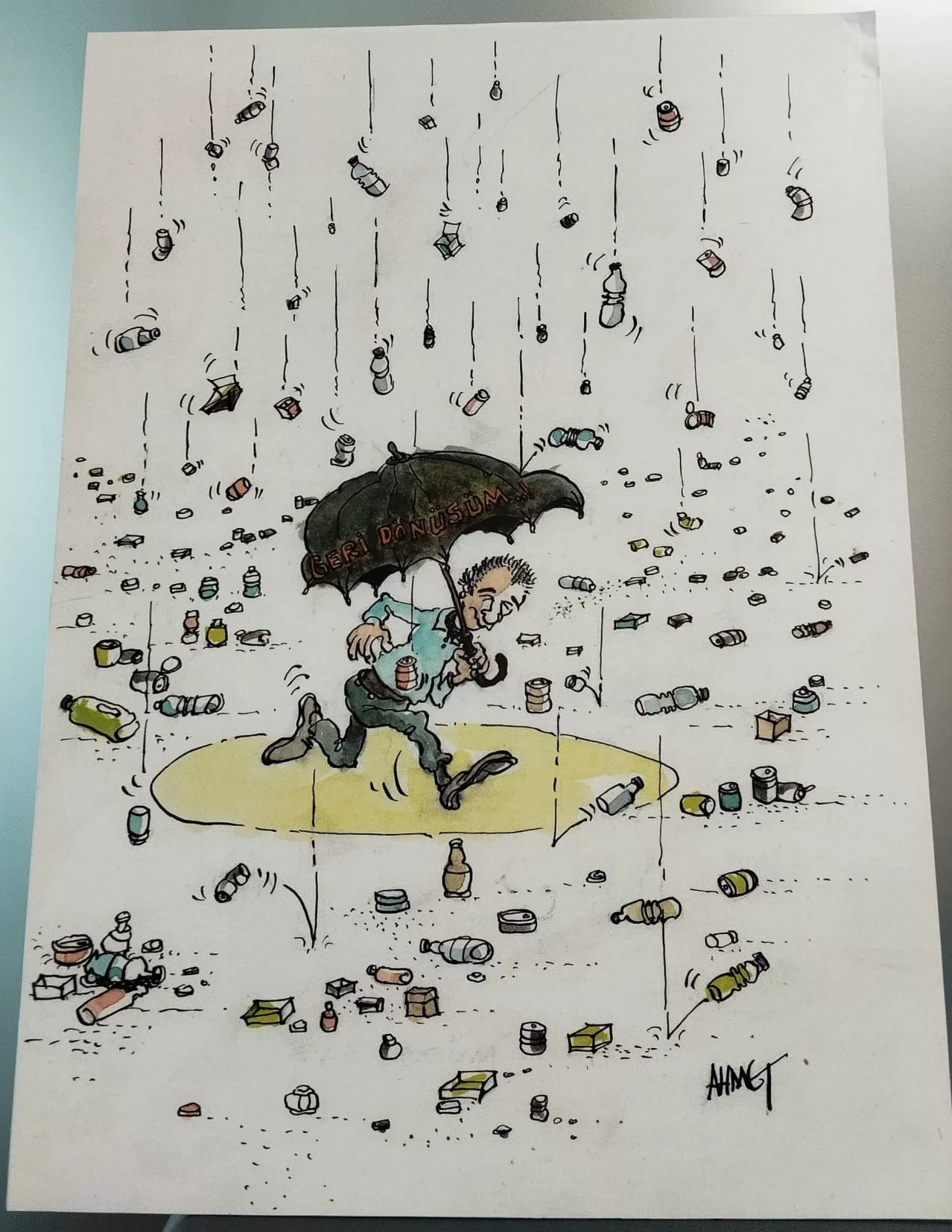 Karikatürlerde Atık Gıda Sergisi başladı