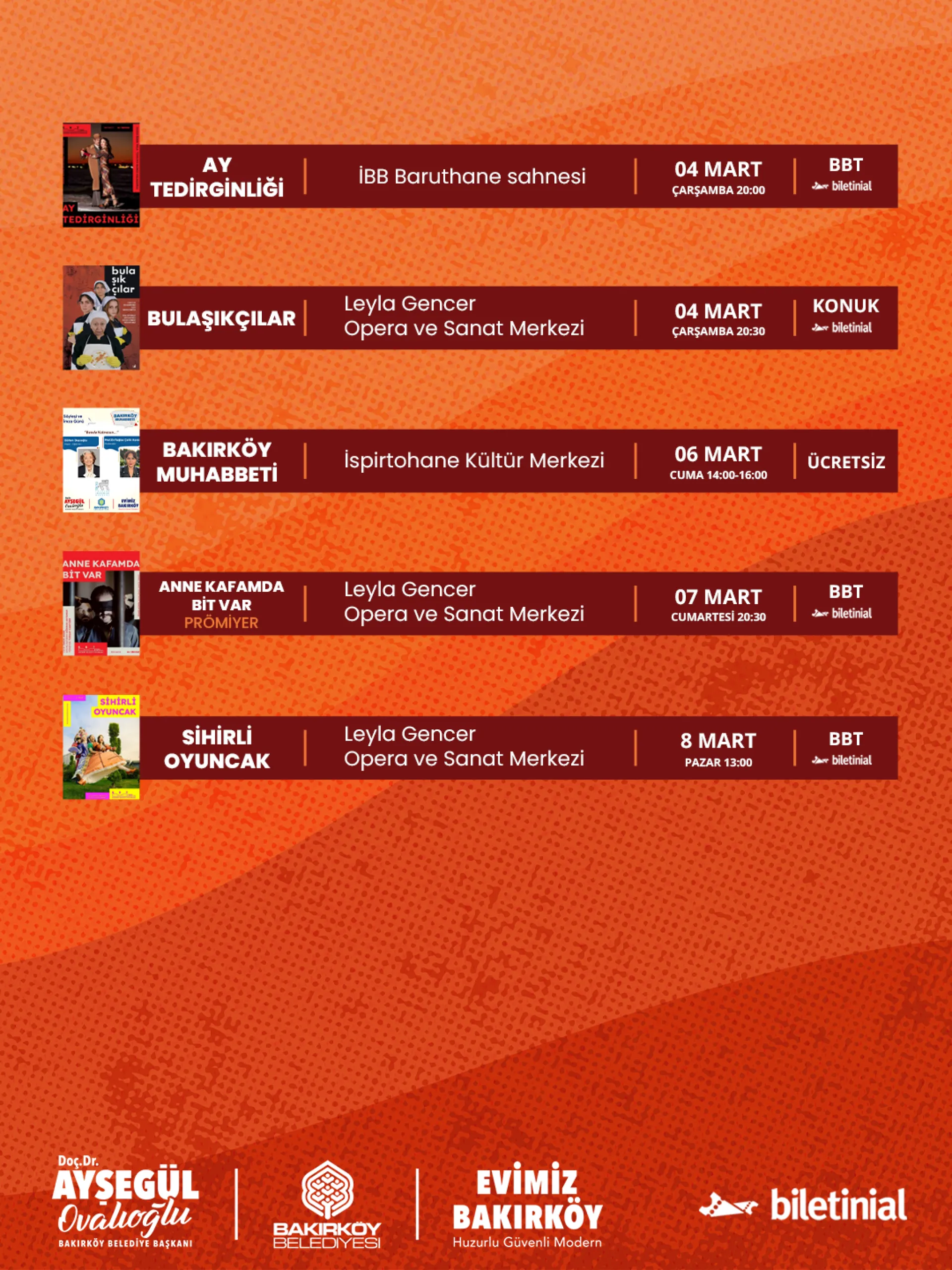 BAKIRKÖY'DE BU HAFTA