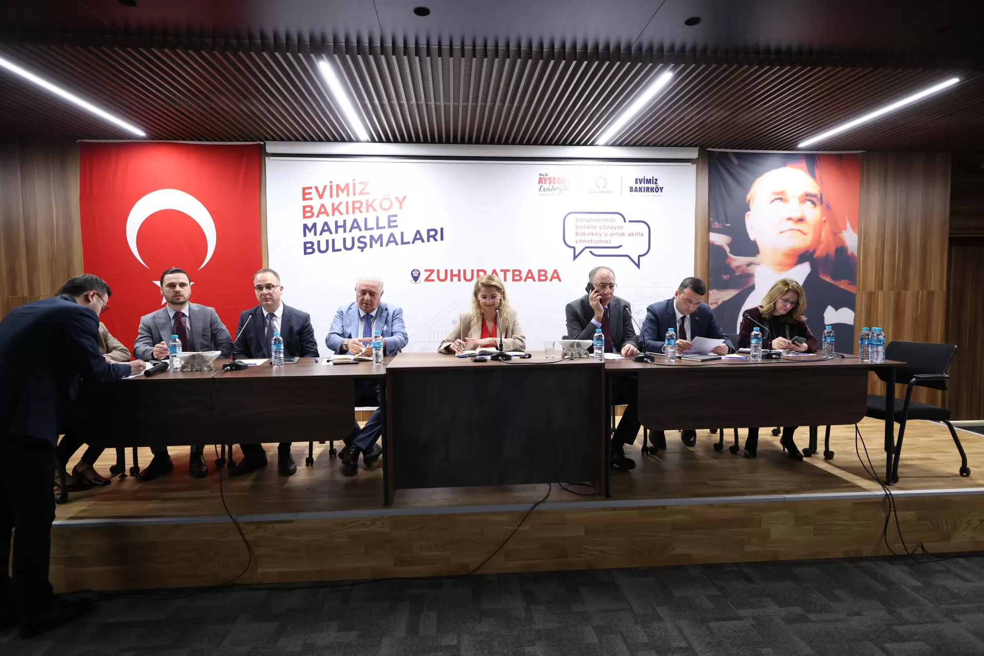BAŞKAN OVALIOĞLU, ZUHURATBABA MAHALLESİ SAKİNLERİYLE BİR ARAYA GELDİ