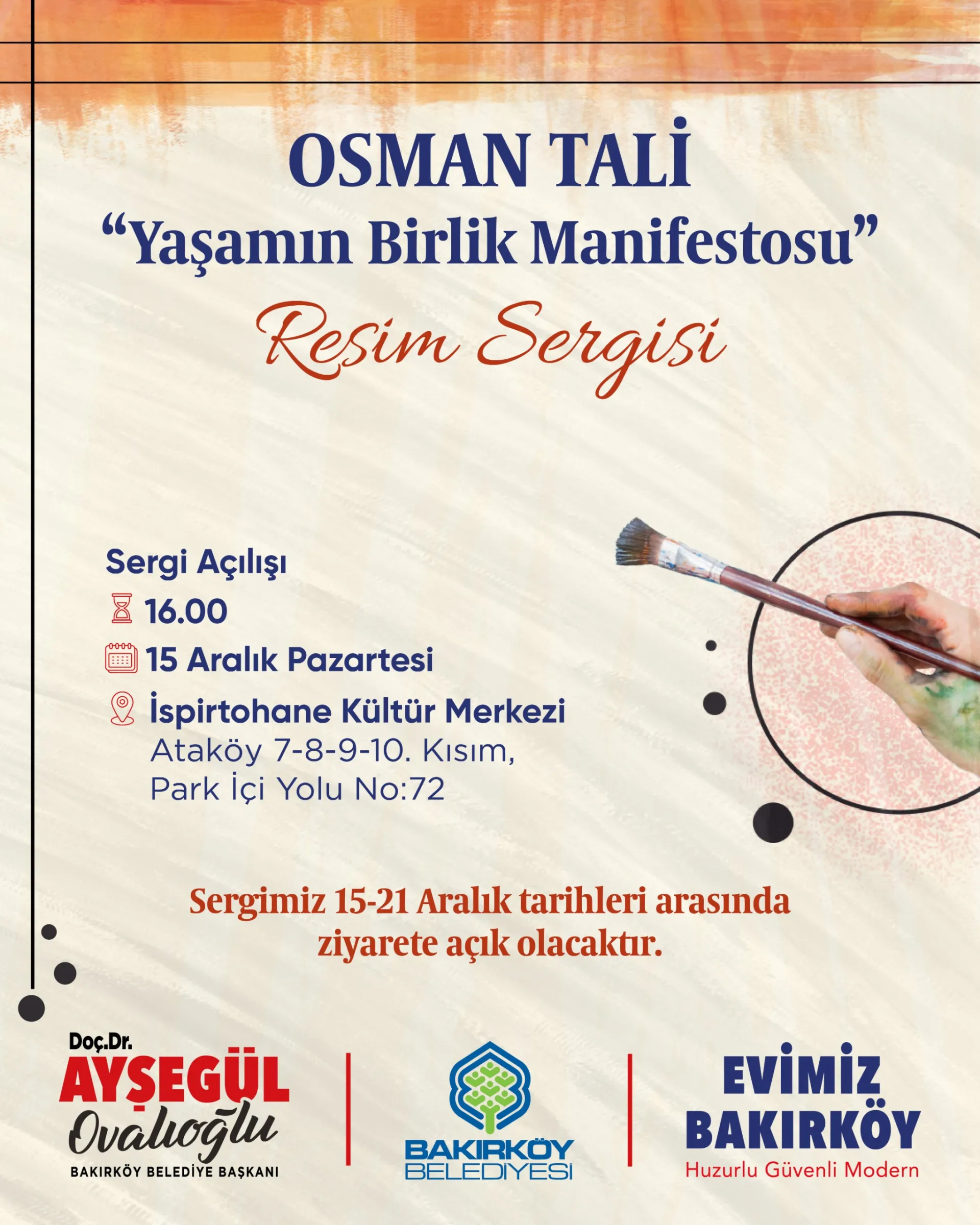 OSMAN TALİ " YAŞAMIN BİRLİK MANİFESTOSU"