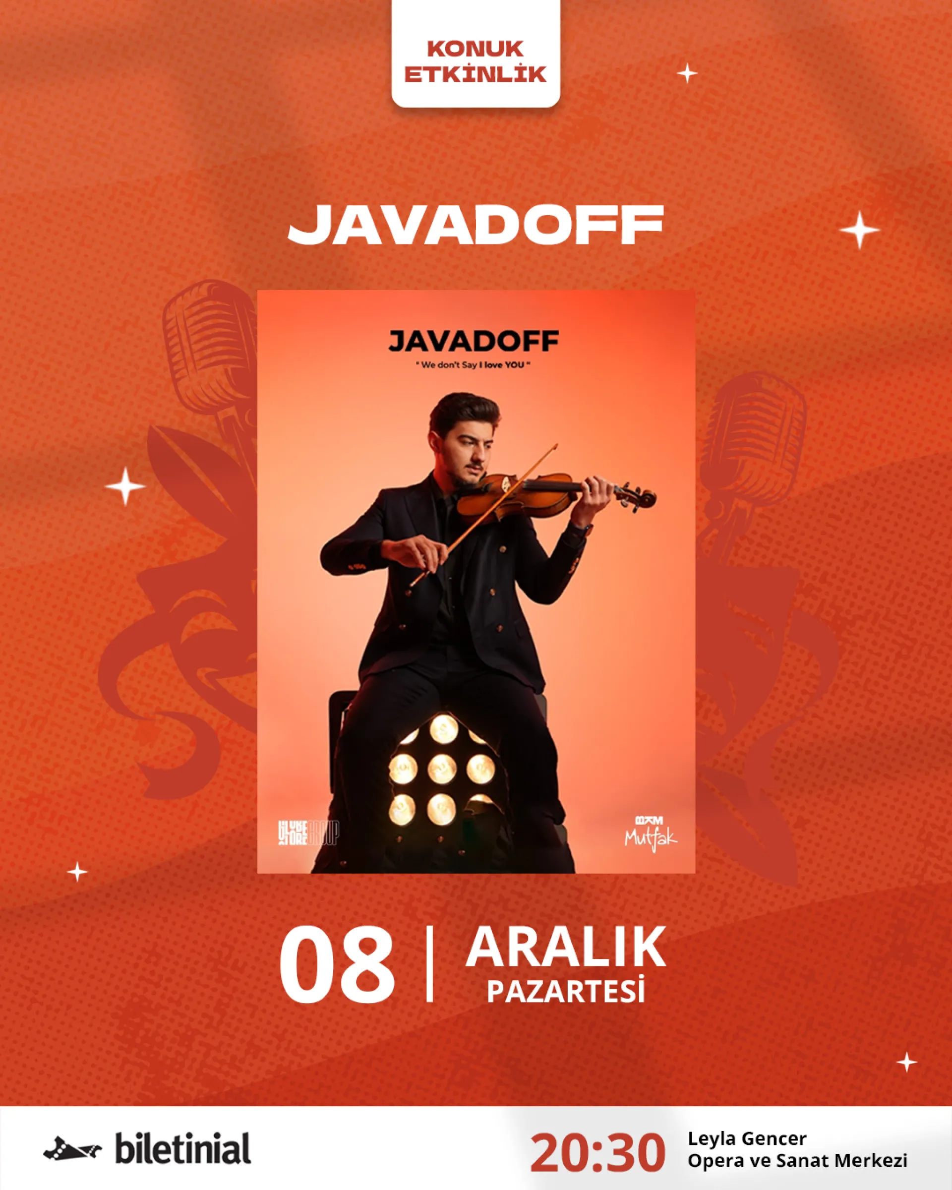 JAVADOFF, TÜRKİYE'YE GELİYOR!