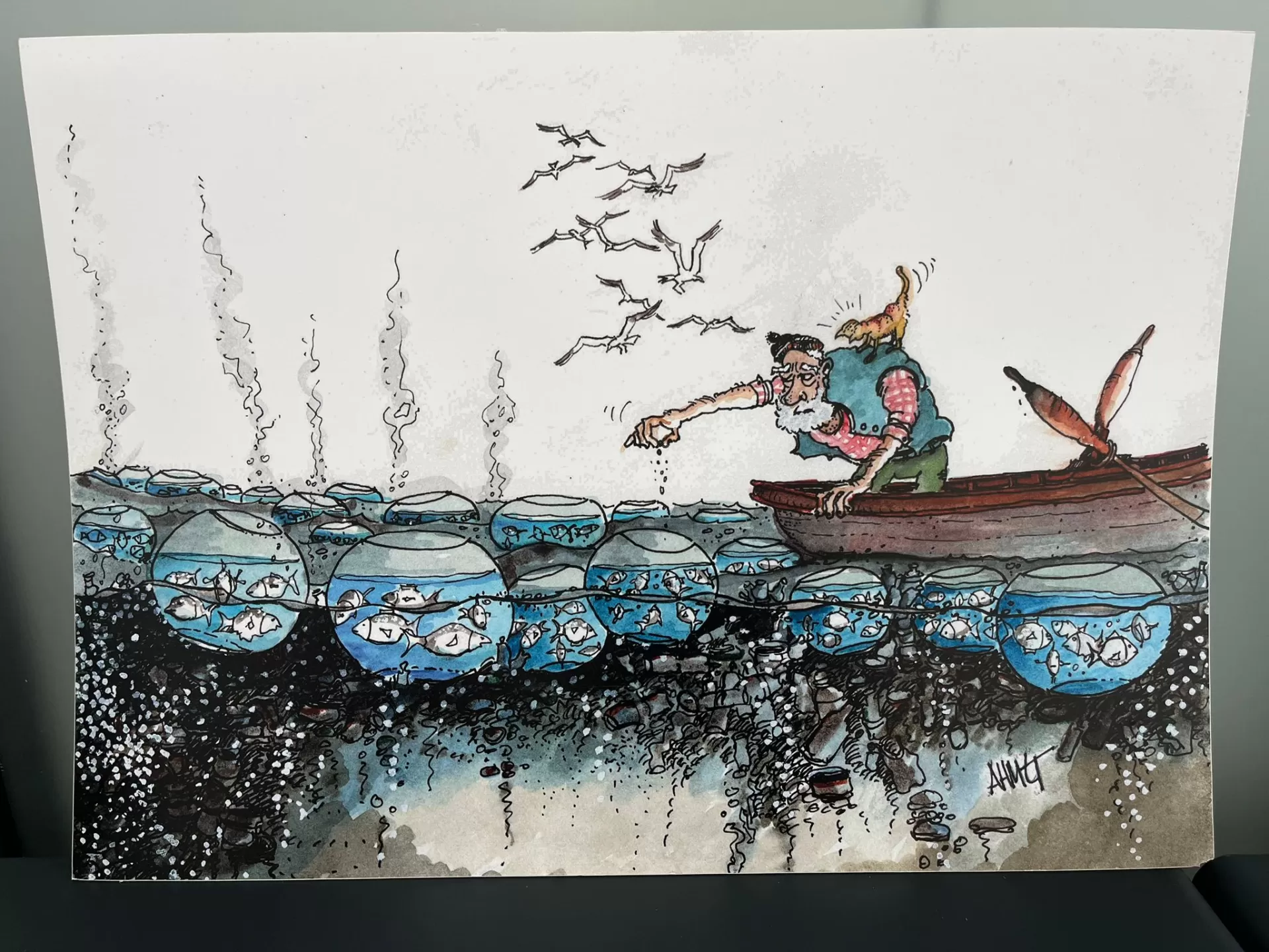 Karikatürlerde Atık Gıda Sergisi başladı