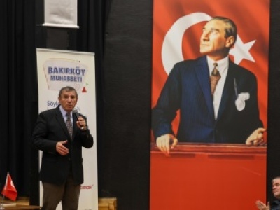 ÜSTÜN DÖKMEN BAKIRKÖYLÜLERLE BULUŞTU